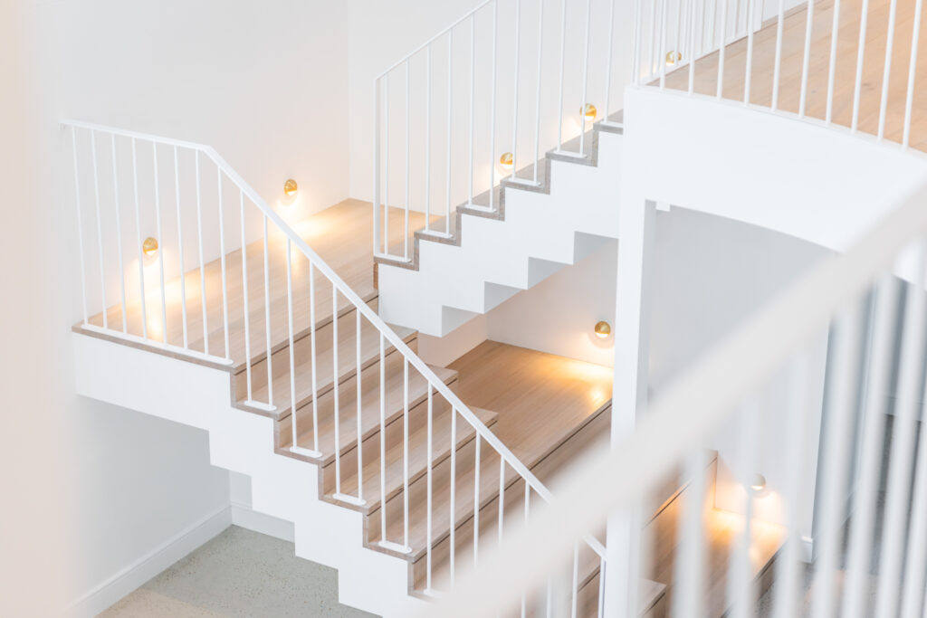Close up image of stair and balustrade